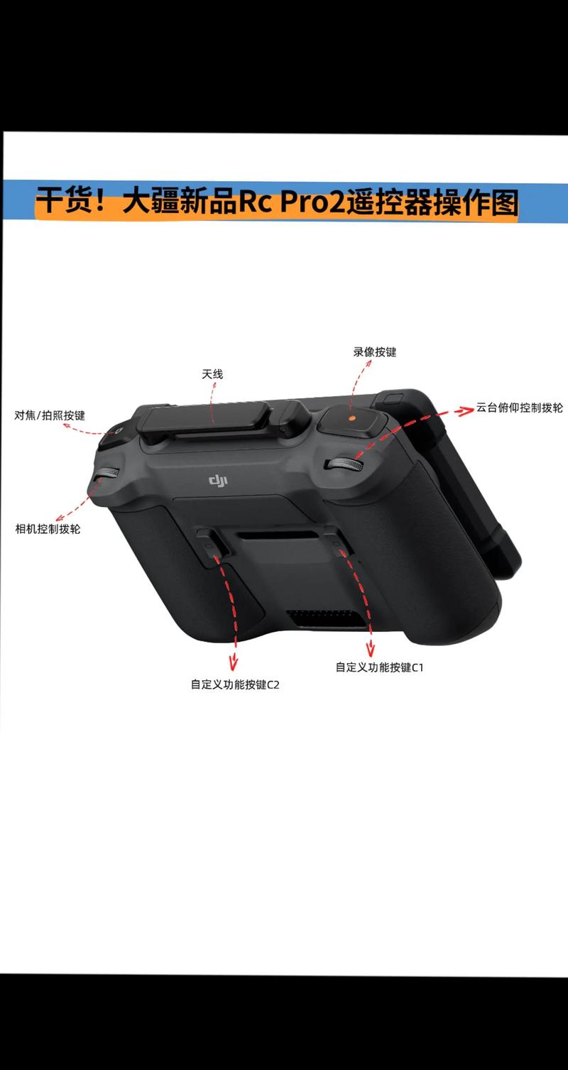 大疆御2pro遥控器各按键功能介绍