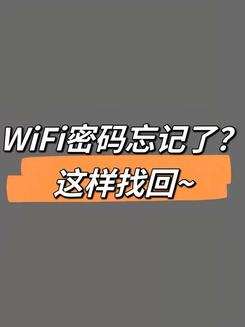 不记得wifi密码怎么办