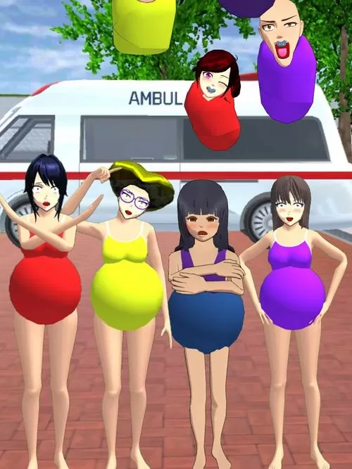樱花校园孕妇生孩子图标
