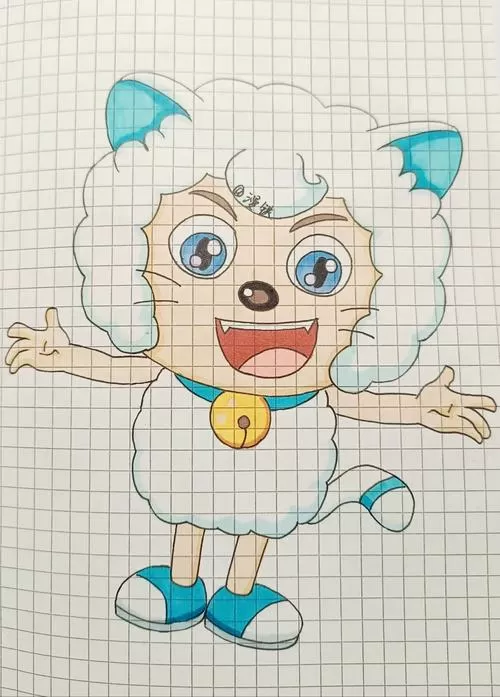 喜羊羊涂颜色怎么涂