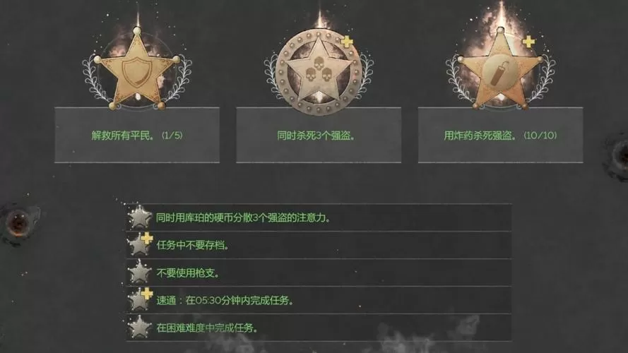 赏金奇兵3每关全徽章一览