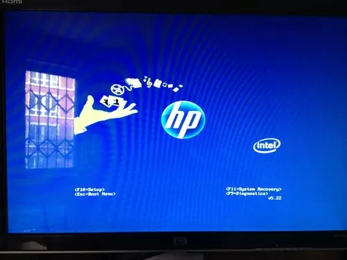 惠普电脑无法启动windows