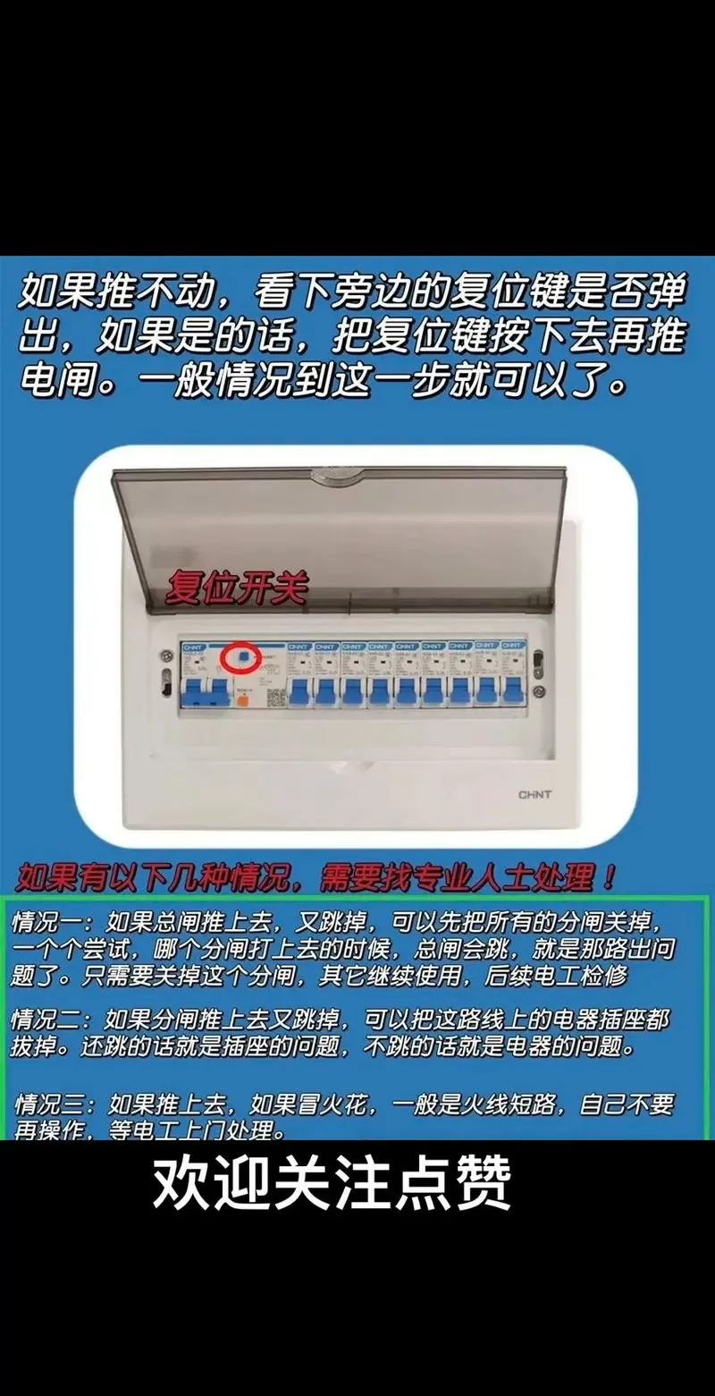 屋里总闸跳了怎么办