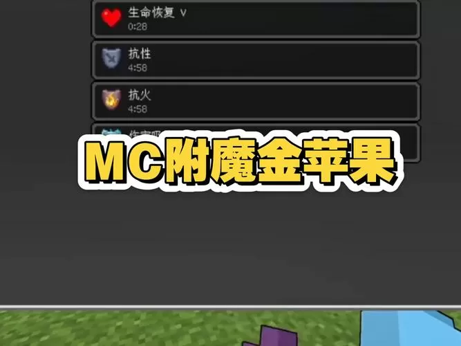 我的世界指令给我一组附魔金苹果