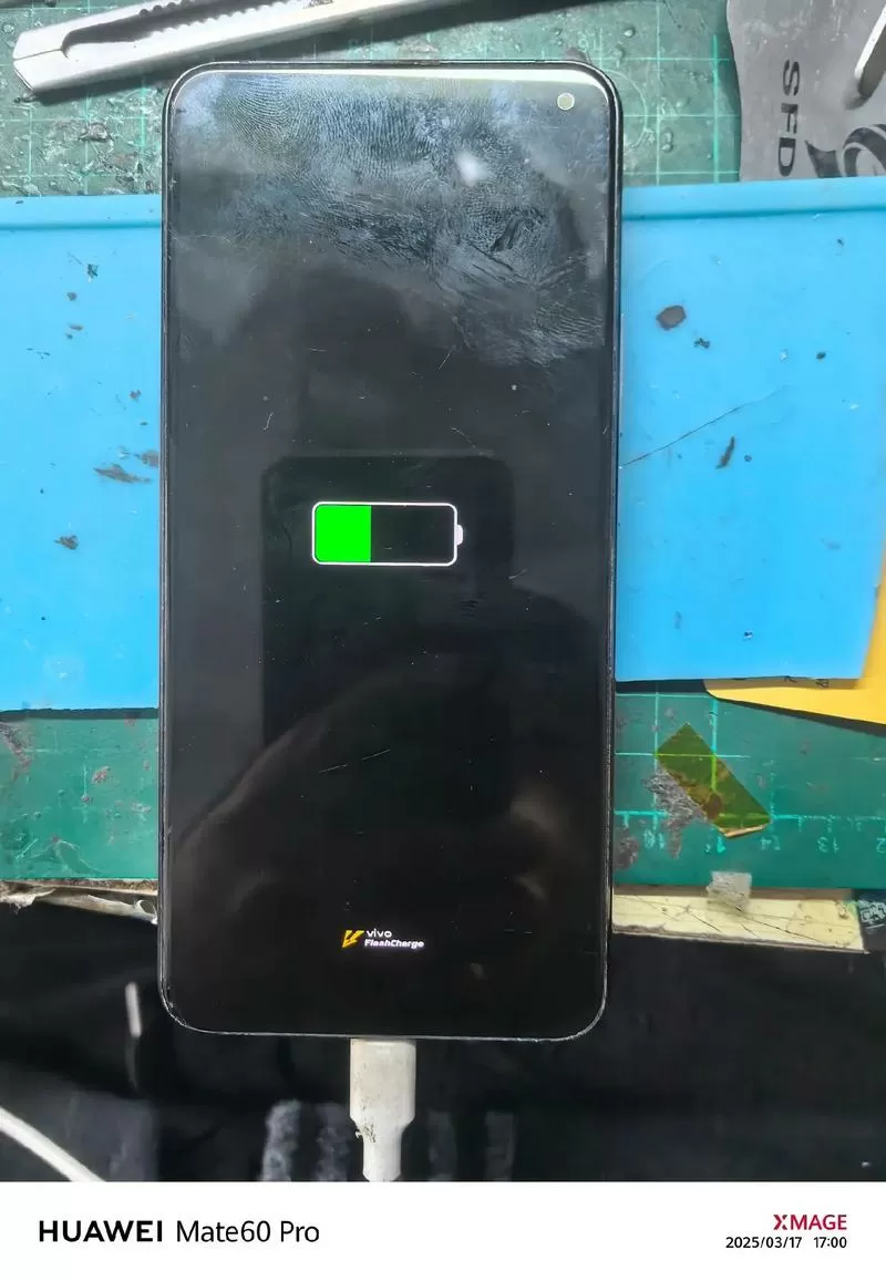 vivo充电一直是1%什么原因