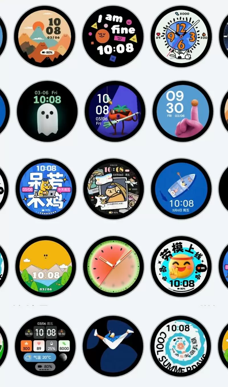 oppowatch可以自定义表盘吗