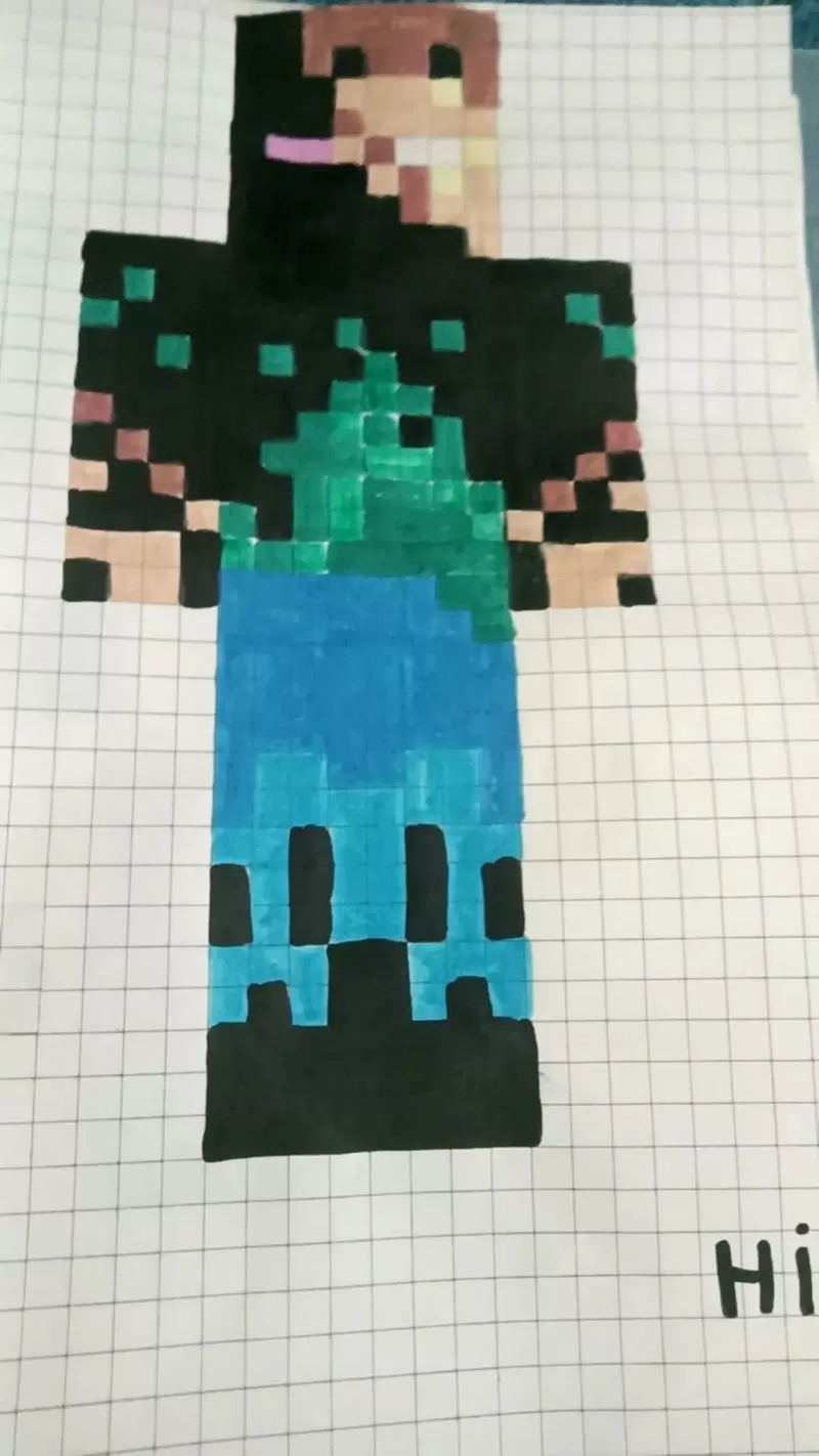 我的世界him画法