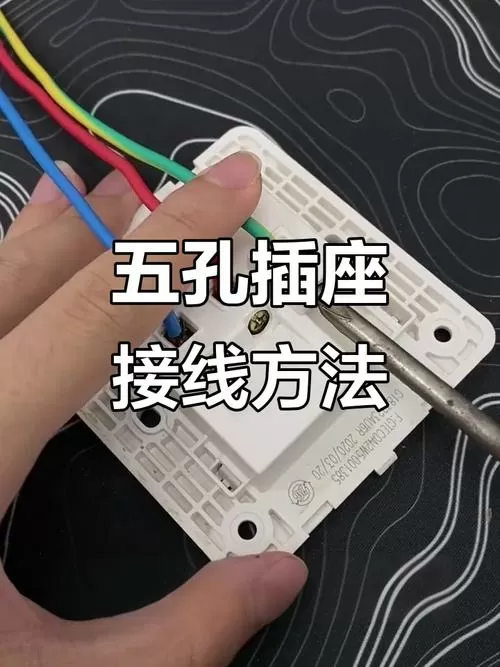 五孔插头怎么接线图