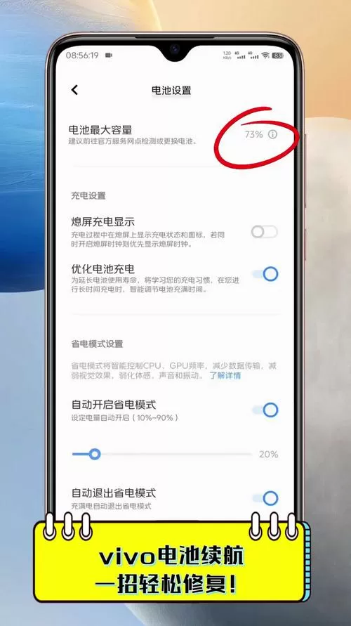 一招恢复vivo手机电池不耐用