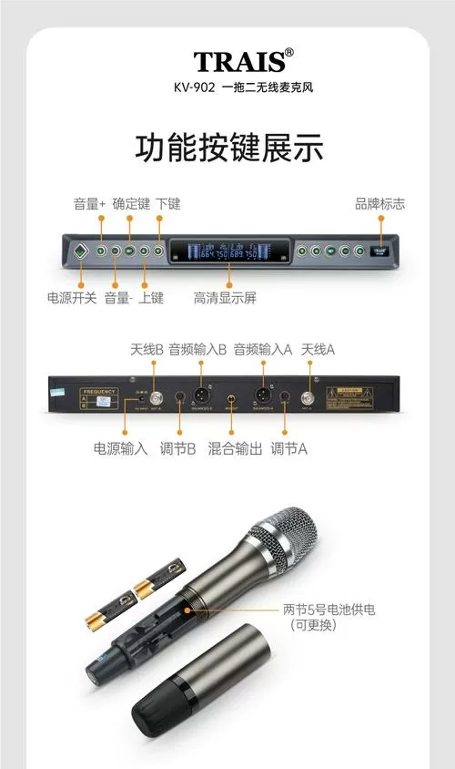 话筒接收器跟无线话筒怎么配频率