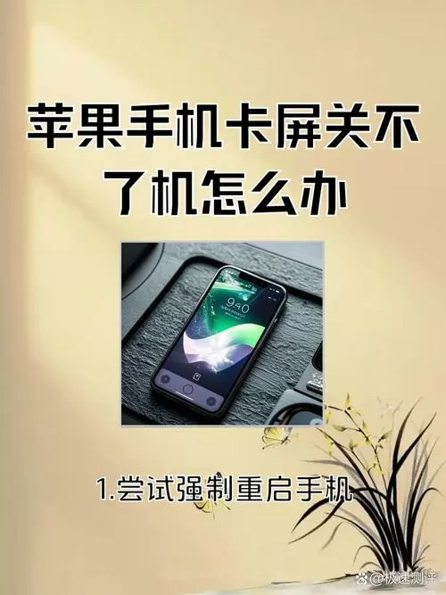 苹果手机卡屏了,关机都关不了怎么办?