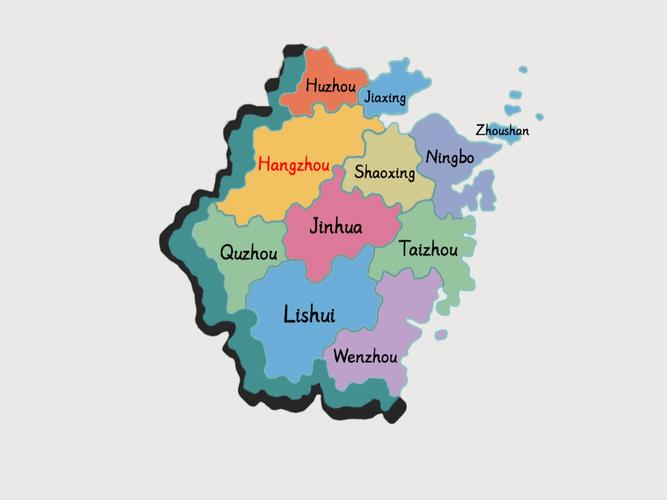 浙江省全景地图