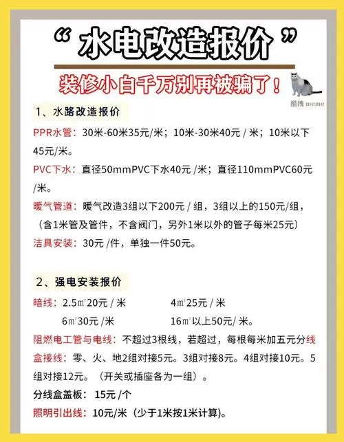 电工开槽多少钱一米