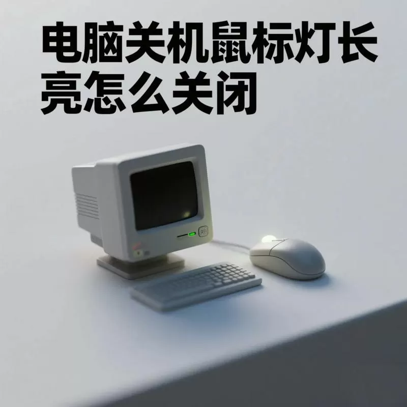 电脑关机后键盘灯还亮怎么解决