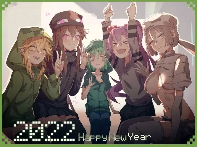 我的世界所有怪物娘化图片合集