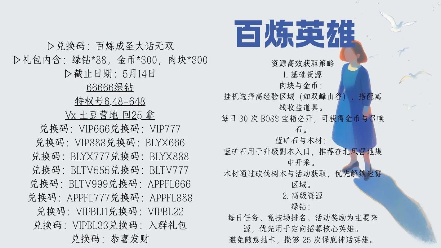 百炼英雄兑换码