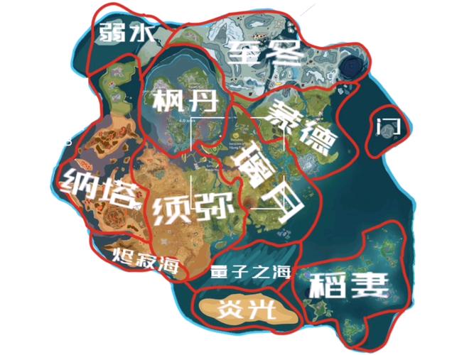 原神提瓦特大地图wiki下载
