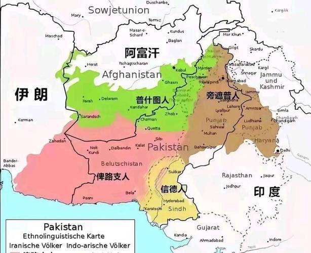 巴基斯坦地图