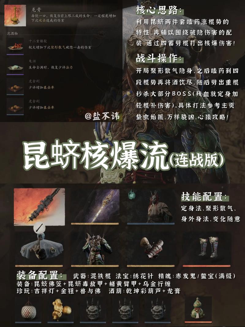 黑神话:悟空《黑神话悟空》轮椅流派配装加点分享