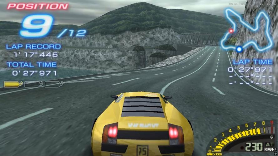 PSP山脊赛车2安卓汉化版下载