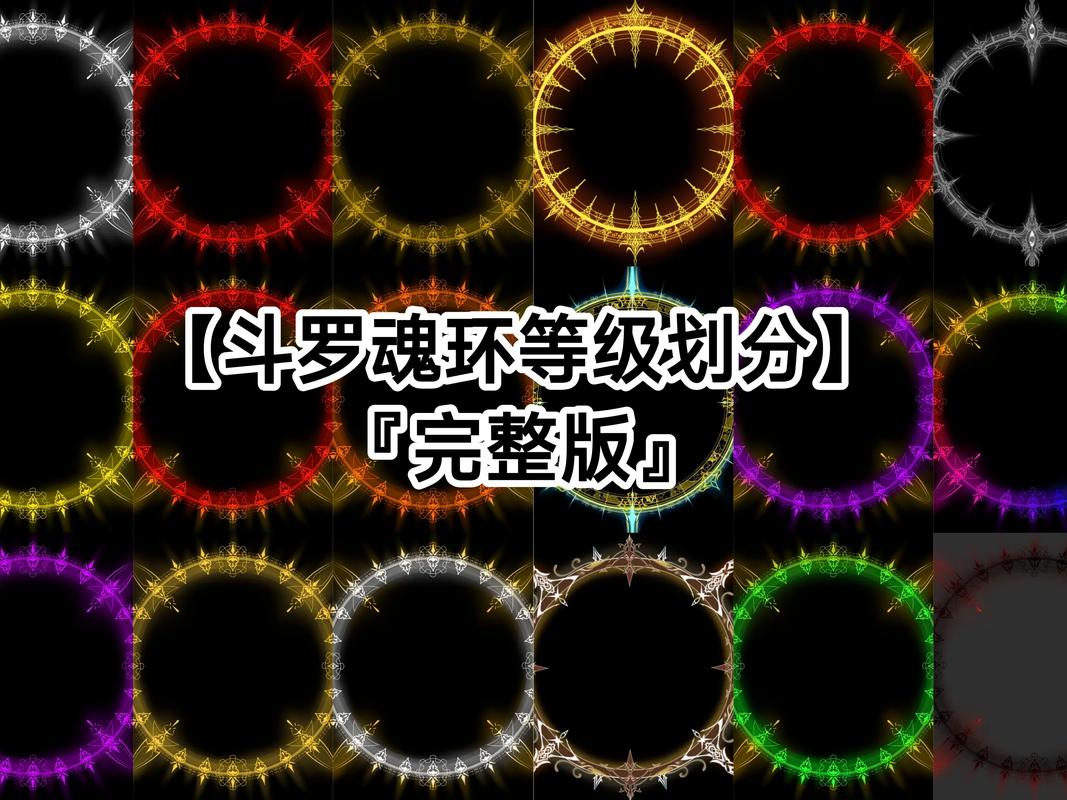 斗罗大陆魂环等级