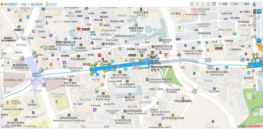 韩巢韩国地图app官方正版