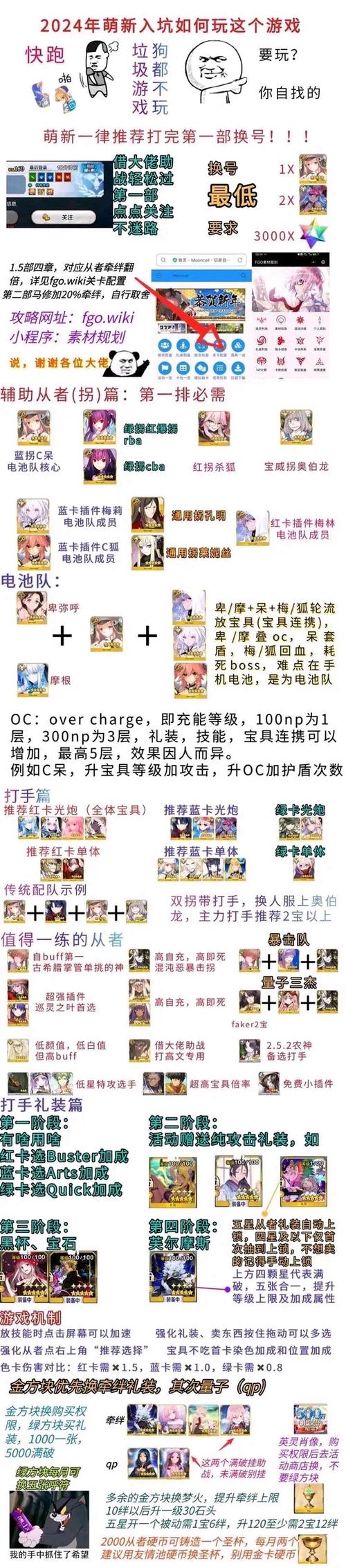 FGO新手入坑怎么玩萌新入坑攻略大全