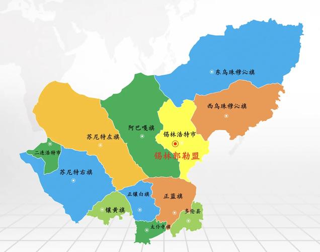 锡林郭勒盟地图