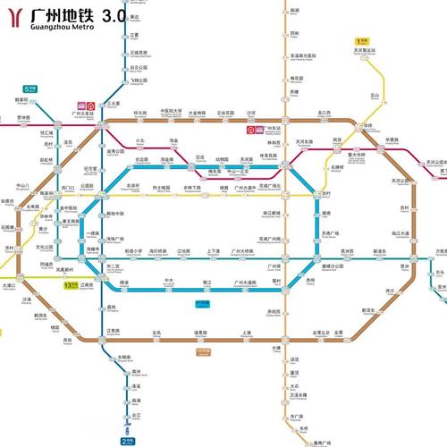 广州地铁路线图