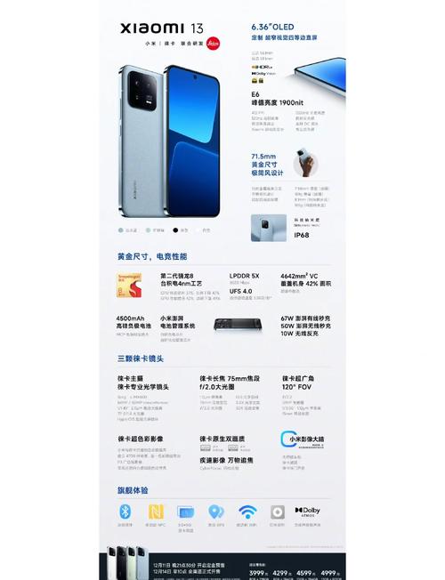 小米13配置参数详情