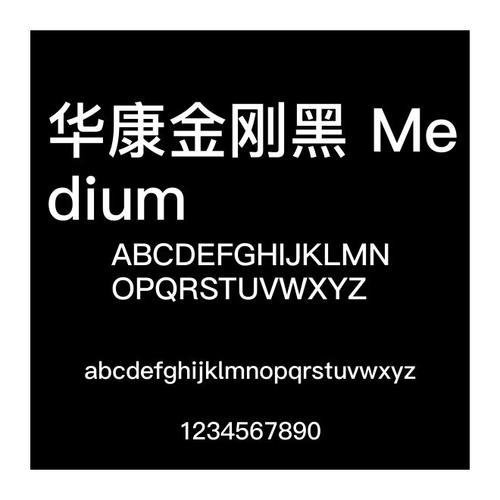 华康黑体
