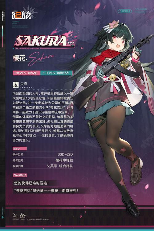 少女前线2樱花角色怎么样