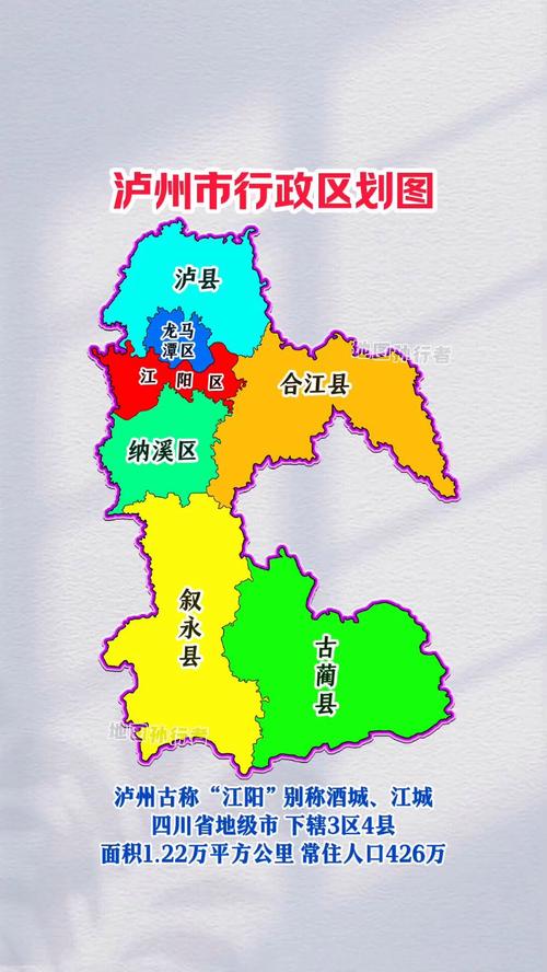 泸州城区地图