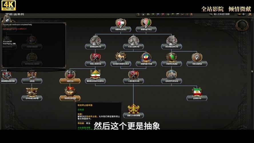 钢铁雄心4中文版内置菜单