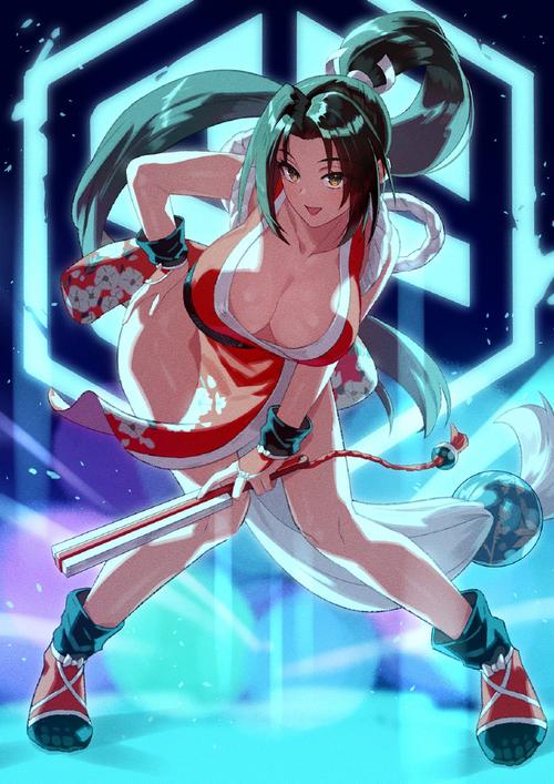 二次元的性感舞姐!海量不知火舞同人插画集欣赏游民星空