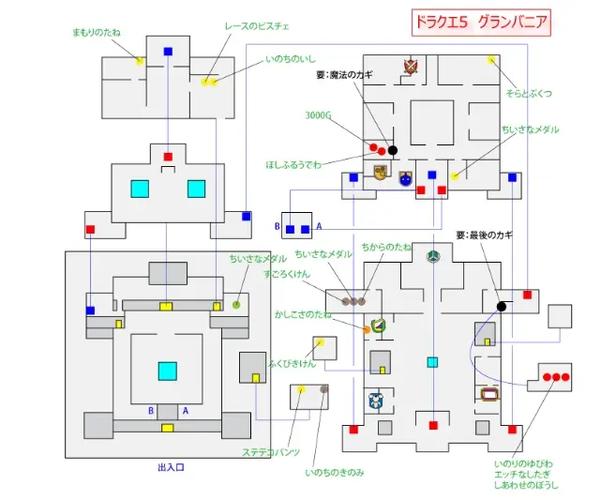 勇者斗恶龙5迷宫地图攻略 迷宫地图及路线介绍