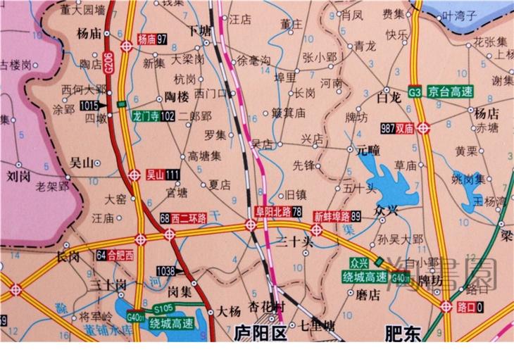 安徽交通地图