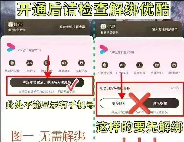 88vip第二年怎么换绑