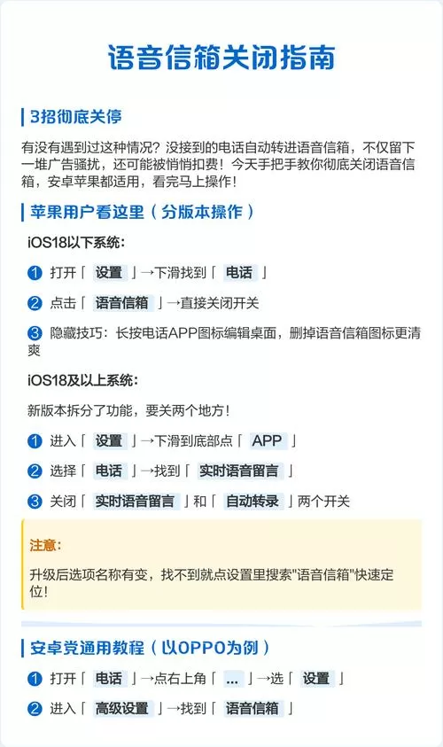 ios13语音信箱怎么关闭