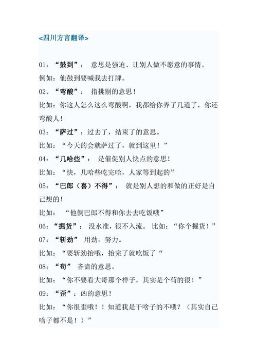 方言翻译