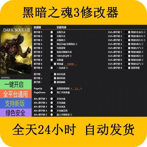 黑暗之魂3修改器(修改物品数量)