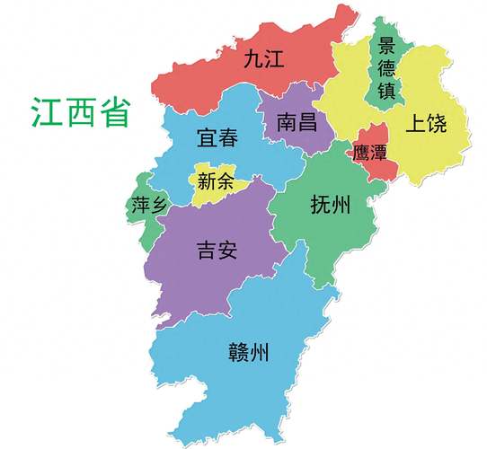 江西地图全图