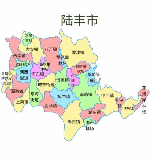 陆丰市地图