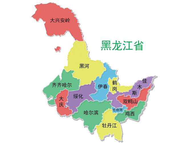 黑龙江省地图高清全图