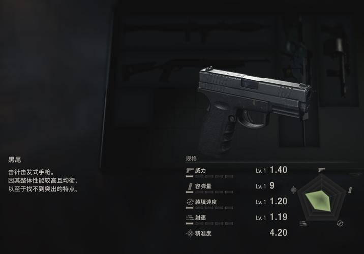 《生化危机4重制版》TTI格洛克34替换黑尾手枪MOD
