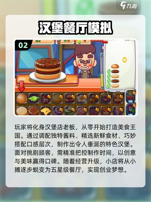 耐玩的汉堡游戏推荐 汉堡游戏排行榜2025必玩精选
