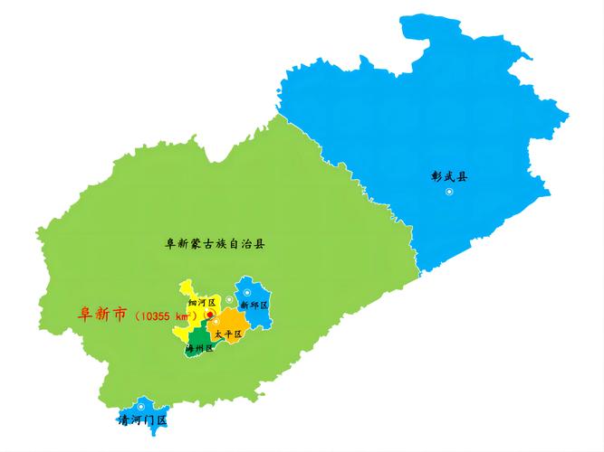 阜新市地图