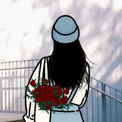 女生背影头像