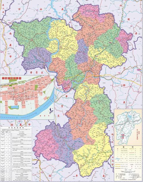 赣县地图全图高清版大地图