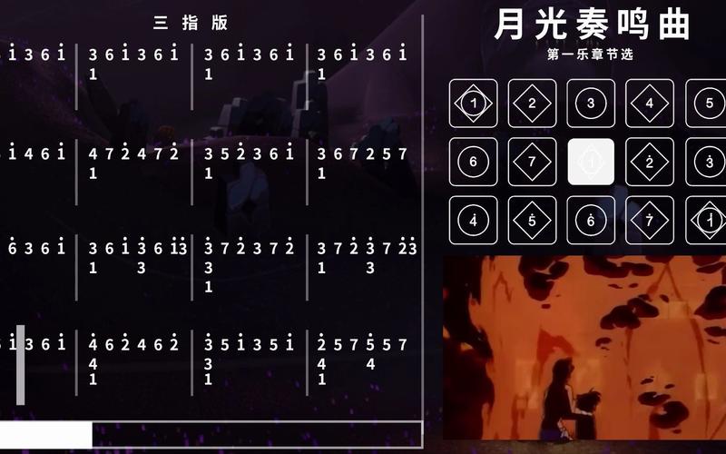 《光遇》琴谱月光怎么弹奏琴谱月光弹奏方法分享